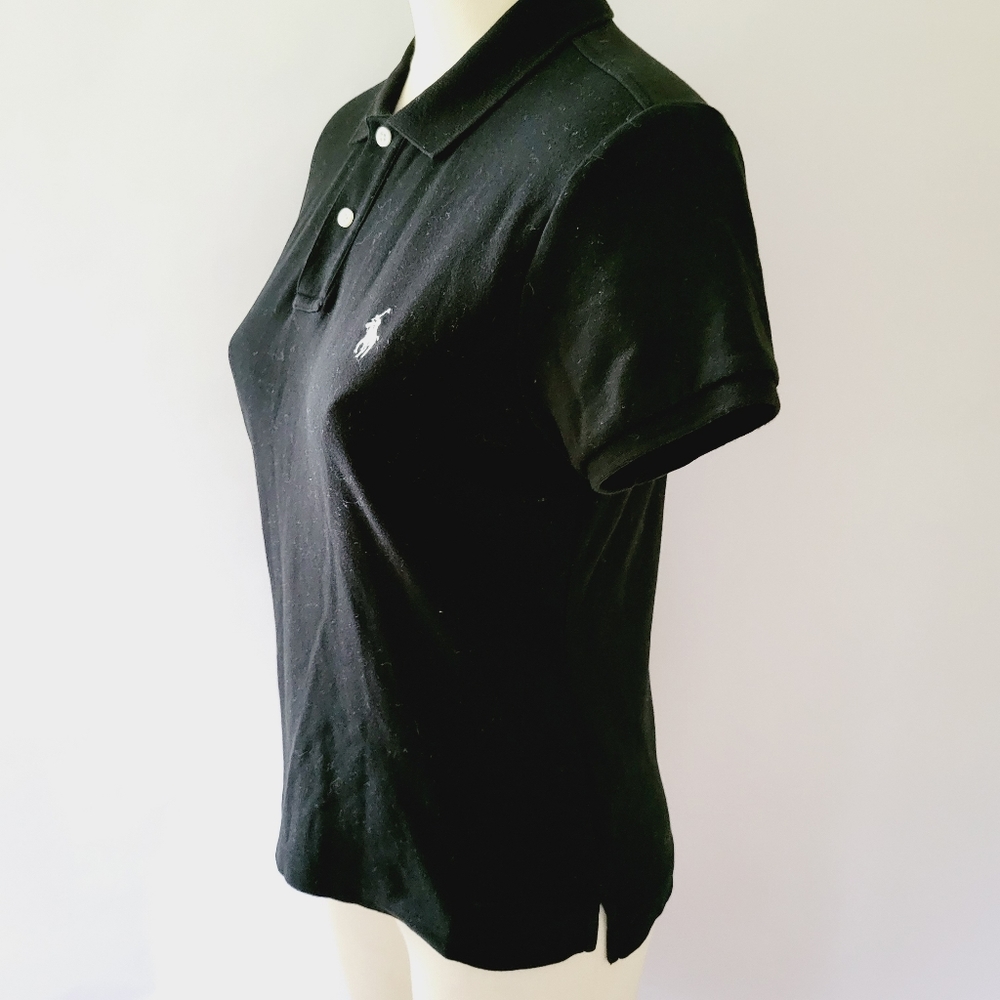 Ralph Lauren Sport black polo size large - Picture 3 of 5